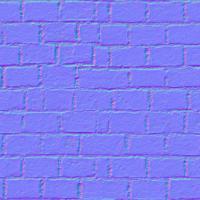 seamless wall bricks normal map 0005